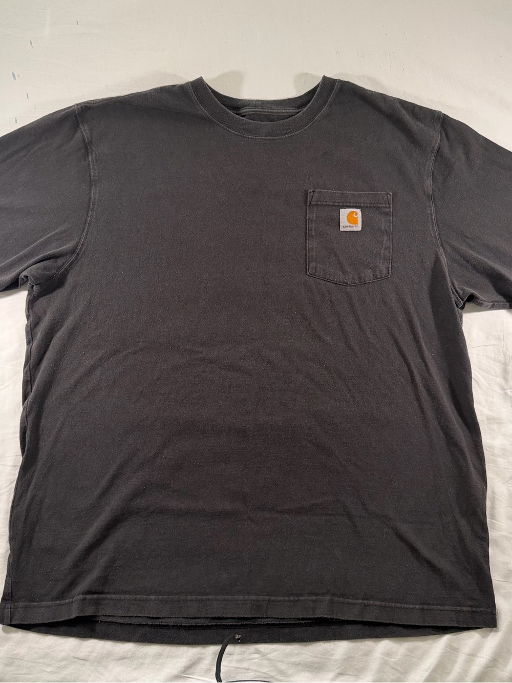 Carhartt Black Short Sleeve Pocket Tee with Logo Patch